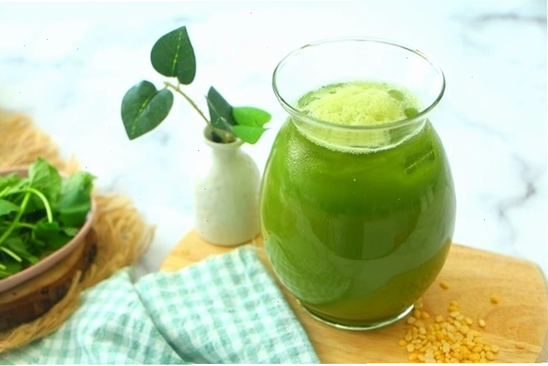 Nước rau má giúp giải độc gan cực kì hiệu quả