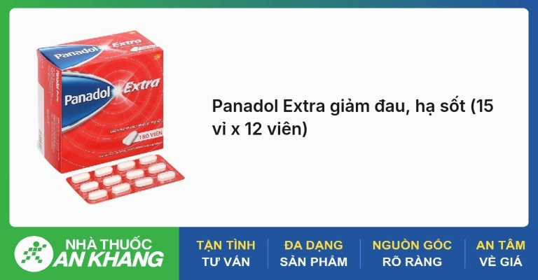 Panadol Extra đỏ: Công dụng, Liều dùng và Lưu ý từ Nhà thuốc Long Châu