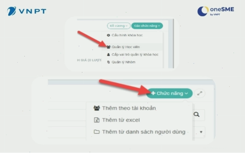 Quản lý danh sách học sinh truy cập khóa học trên vnEdu