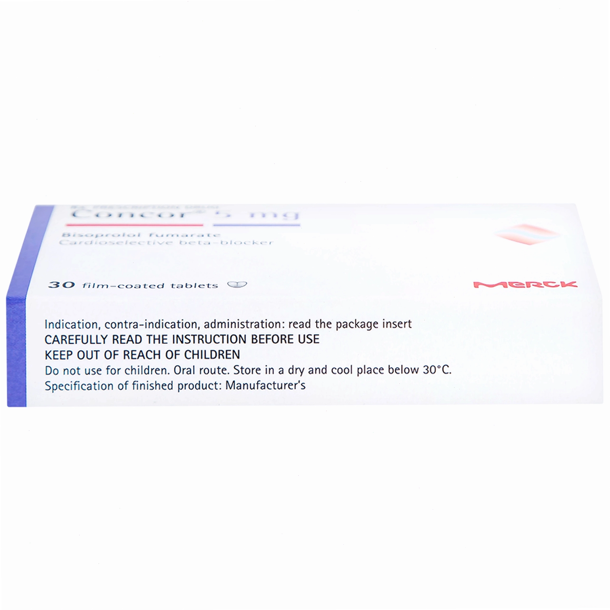 Quy cách đóng gói thuốc Concor 5mg