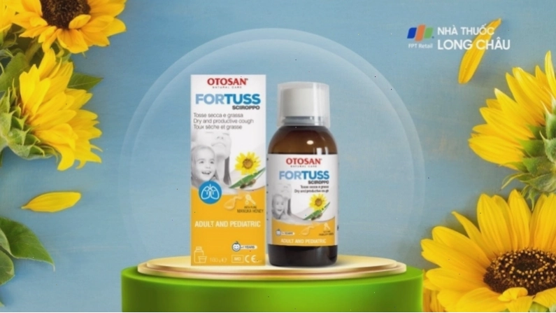 Siro ho Fortuss Otosan được sử dụng trong các trường hợp ho khan, ho có đờm