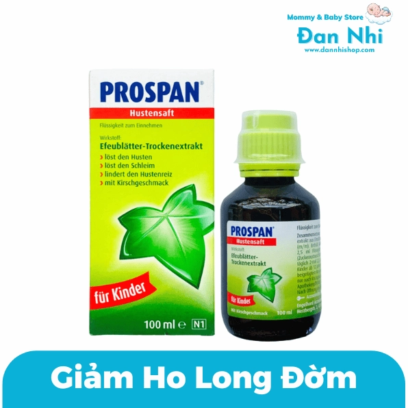 Siro ho Prospan Đức: Thông tin chi tiết và hình ảnh sản phẩm