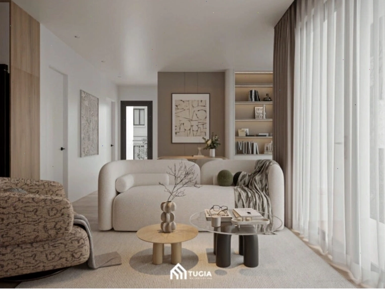 Thiết kế nội thất chung cư Imperia Smart City 56m2 2PN, tối ưu công năng và thẩm mỹ