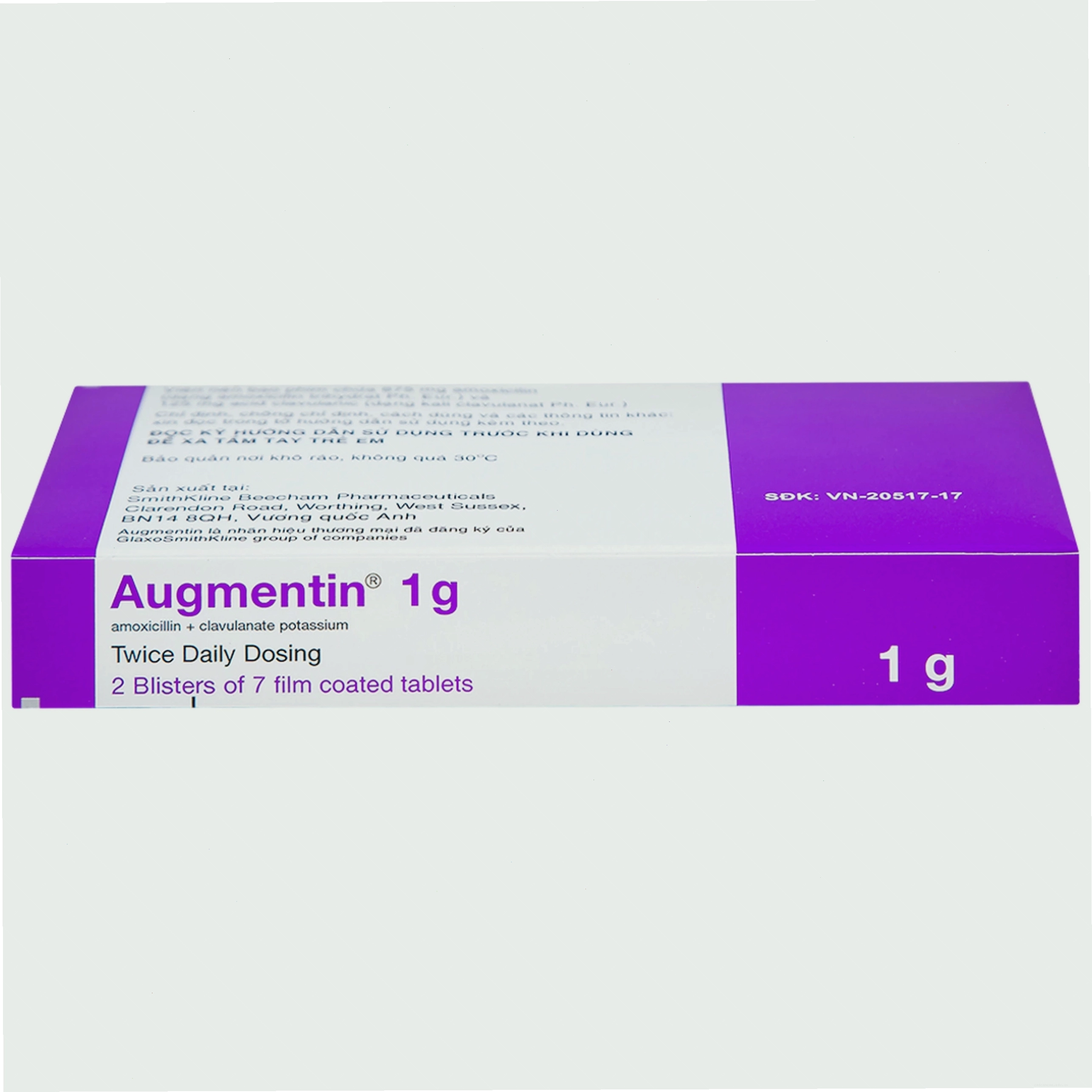 Thuốc Augmentin 1g