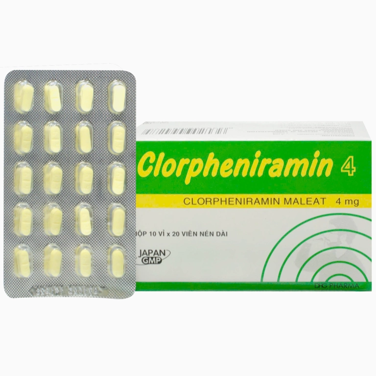 Thuốc Clorpheniramin 4mg: Thông tin, công dụng và lưu ý khi sử dụng