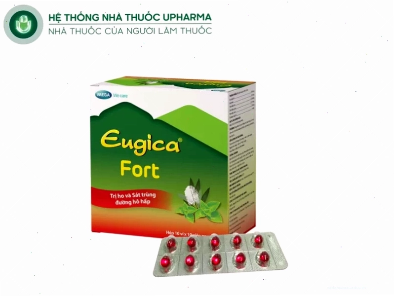 Thuốc Eugica Fort hỗ trợ giảm ho, làm dịu cổ họng và giảm triệu chứng cảm cúm