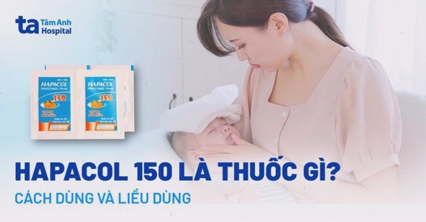 Thuốc hạ sốt Hapacol 150mg dành cho trẻ nhỏ