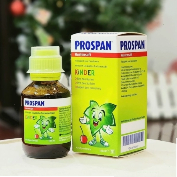 Thuốc ho Prospan cho trẻ em chiết xuất từ thảo dược thiên nhiên