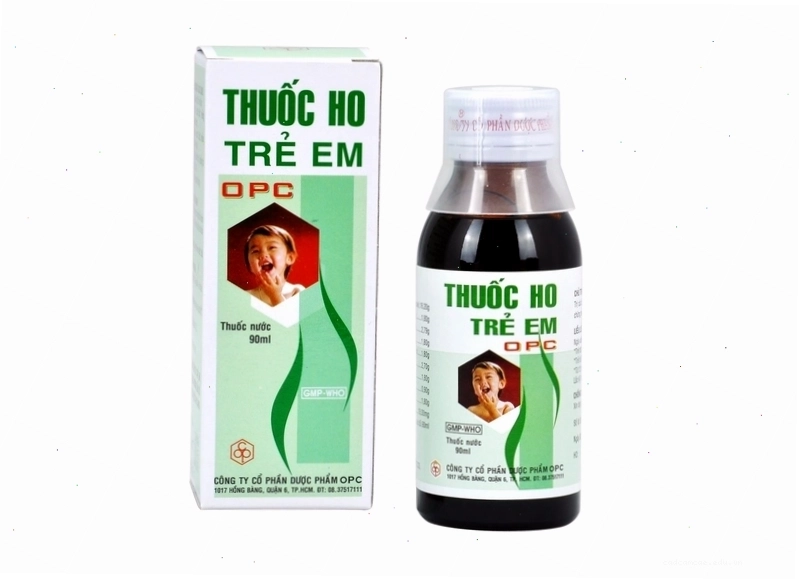 Thuốc ho Trẻ em OPC hỗ trợ giảm ho, làm dịu họng và hỗ trợ long đờm