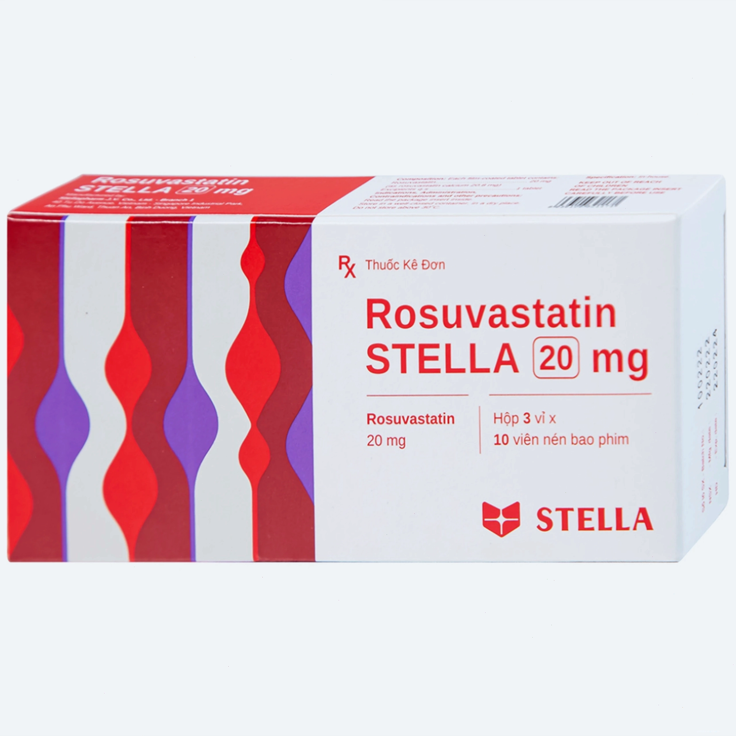 Thuốc Rosuvastatin Stada 20mg điều trị tăng cholesterol máu