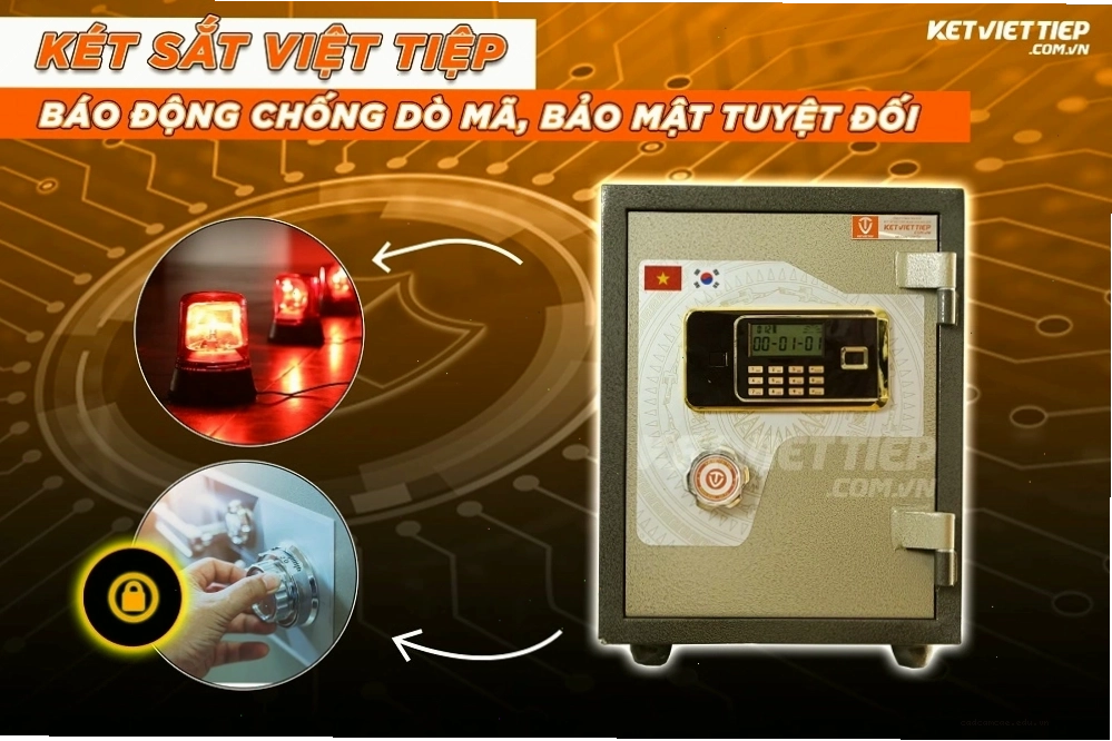 Tính năng ưu việt của két sắt Việt Tiệp điện tử