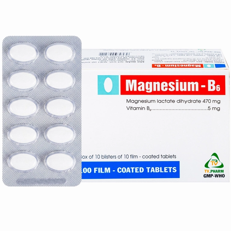 Tổng quan về thuốc Magnesi B6: Công dụng, liều dùng và lưu ý