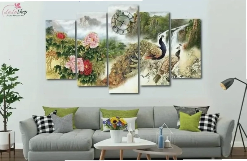 Tranh canvas bọc khung gỗ thông cao cấp