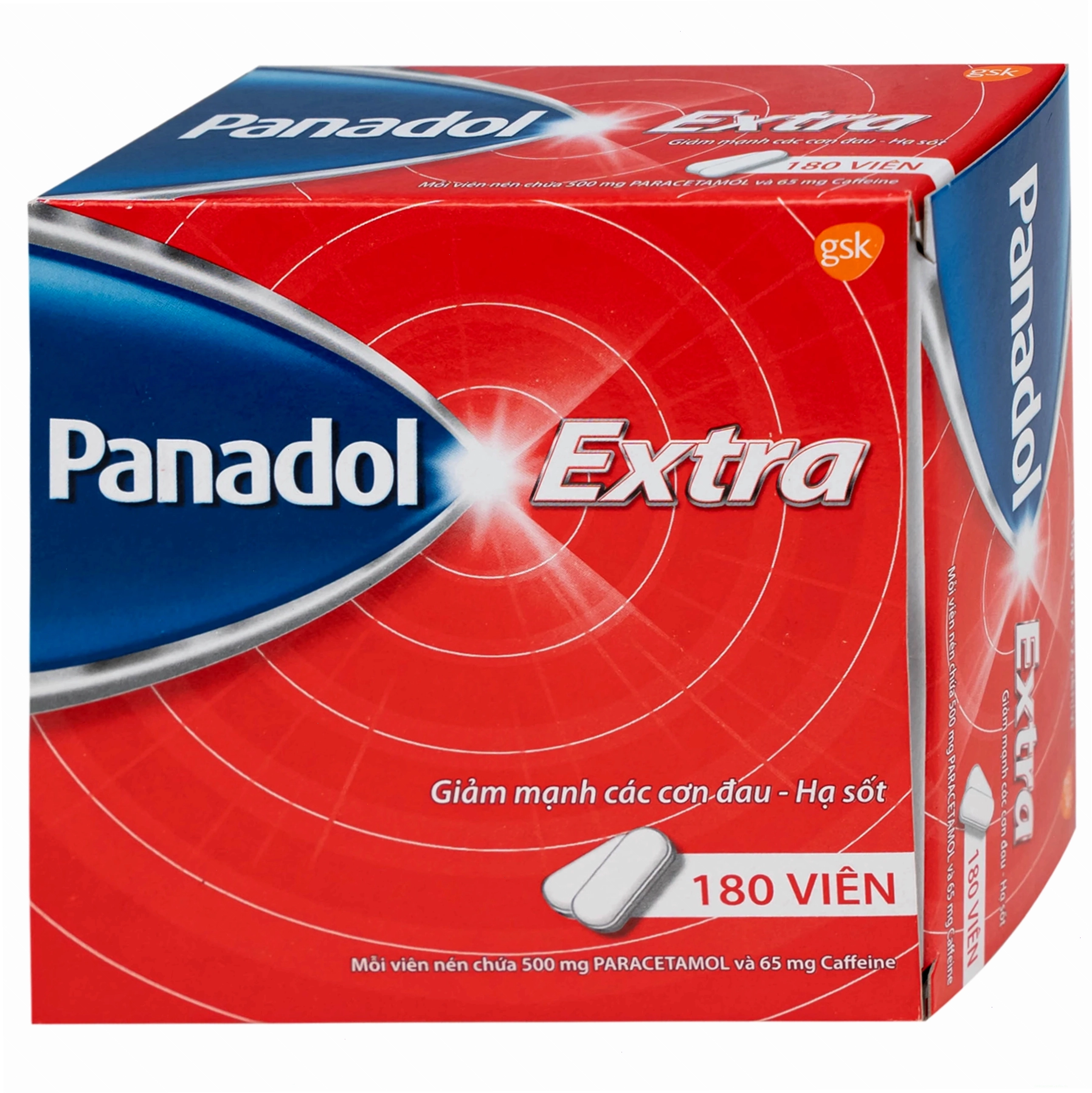 Viên nén Panadol Extra đỏ GSK