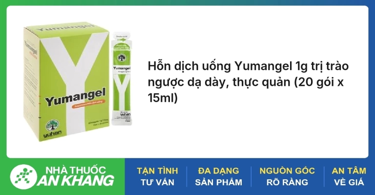Yumangel Giá Bao Nhiêu Hộp 20 Gói Cải Thiện Loét Dạ Dày